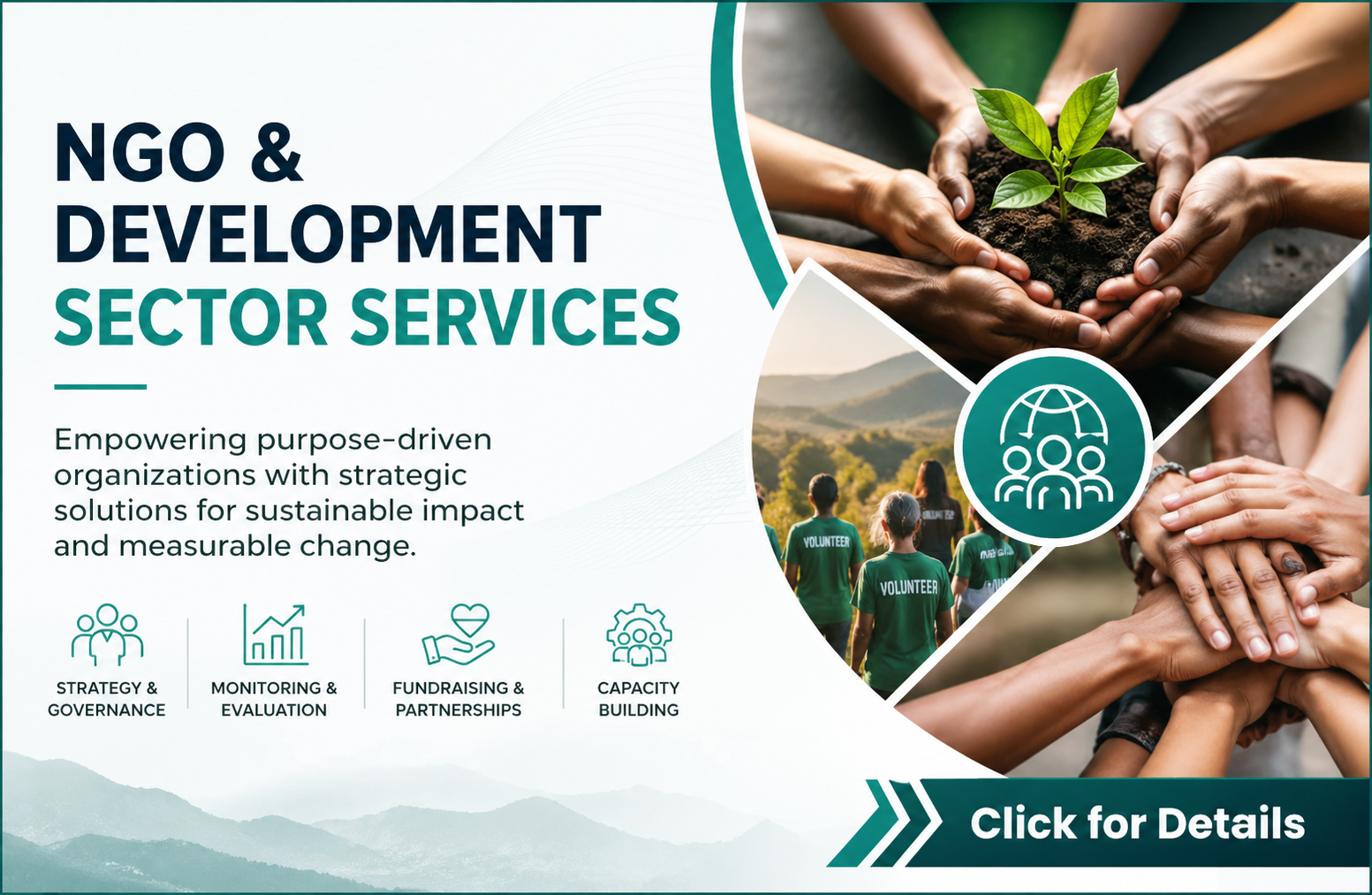 Home ngo & development sector services